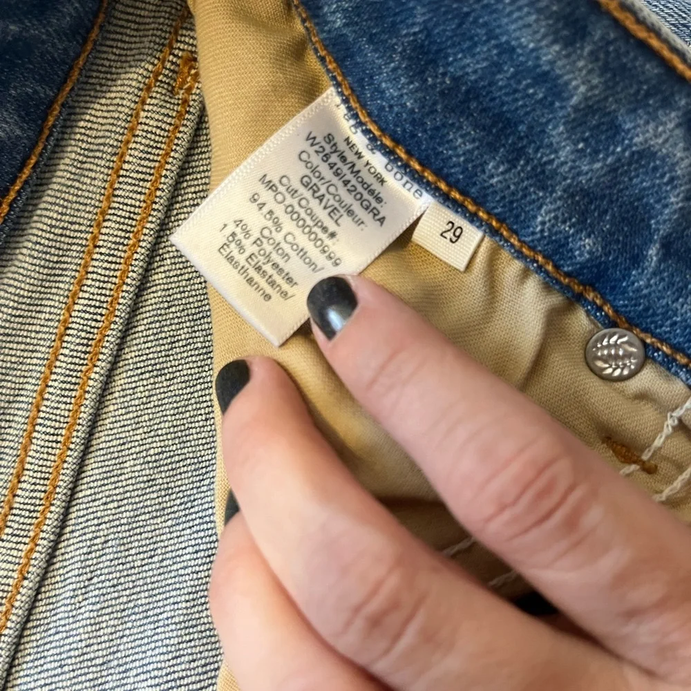 Rag & Bone Nina High-Rise Ankle Flare Denim Jeans - Picture 3 of 8